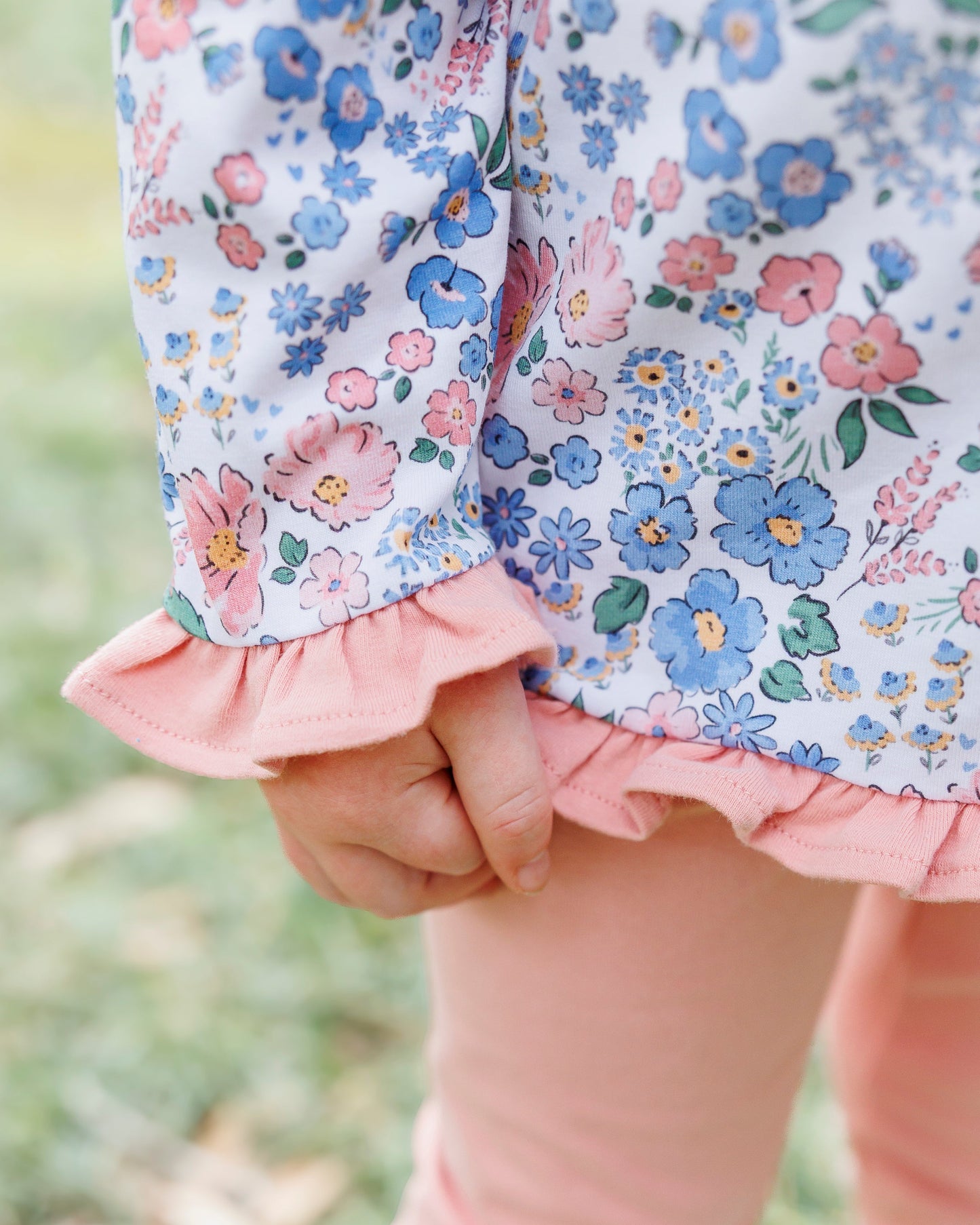 Autumn Blooms Elise Ruffle Pullover Set