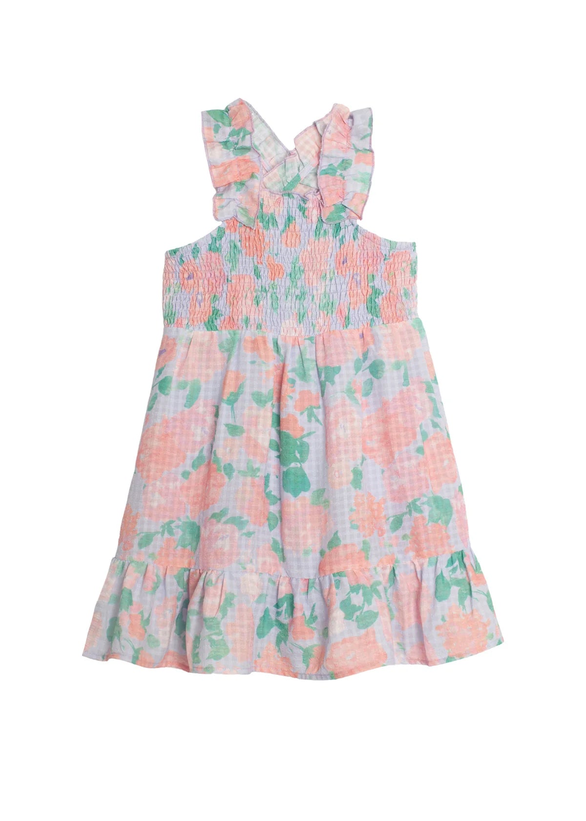 Picnic Florals Printed Dress