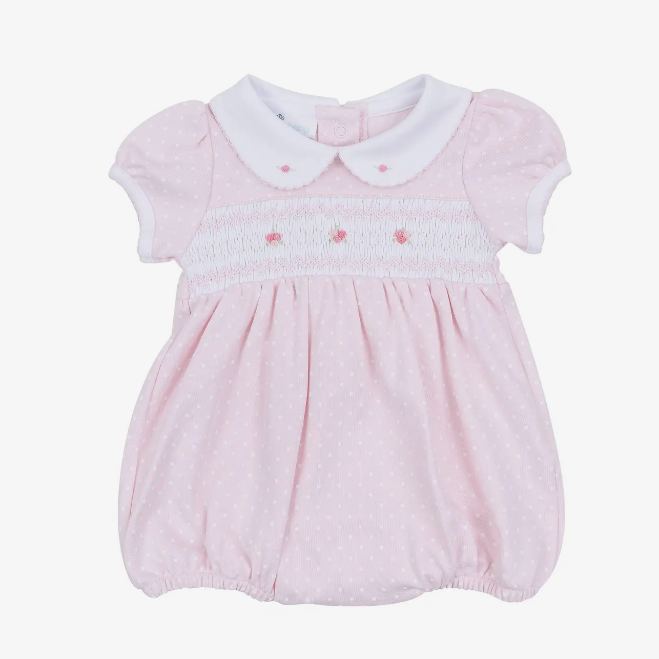 Mia's Classics Smocked Short Sleeve Bubble
