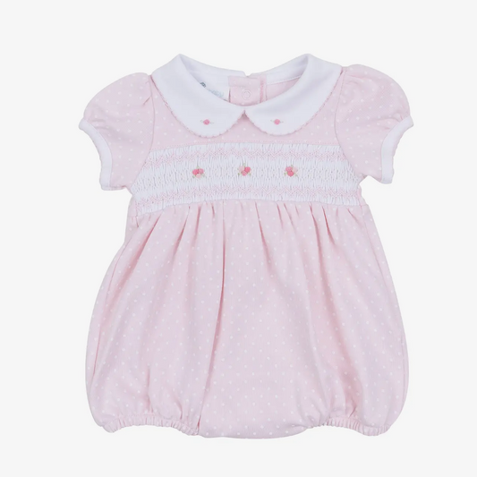 Mia's Classics Smocked Short Sleeve Bubble