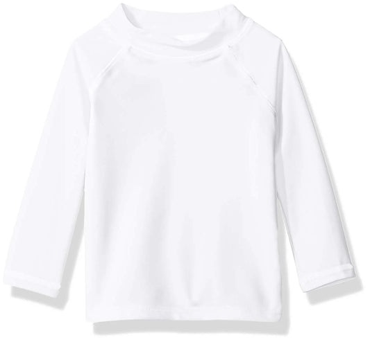 Swim - White Rashguard Swim Shirt