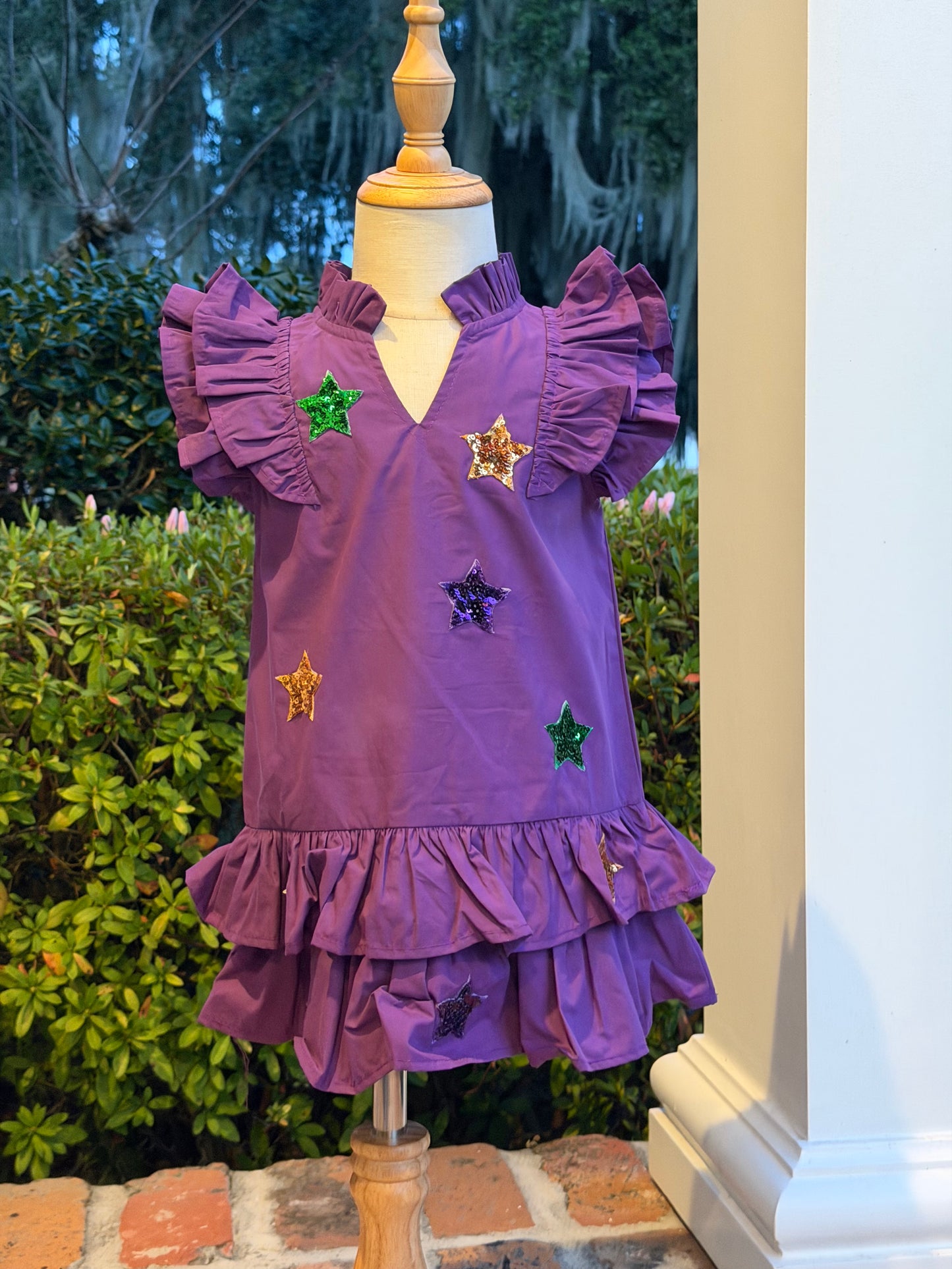 Mardi Gras Tier Dress