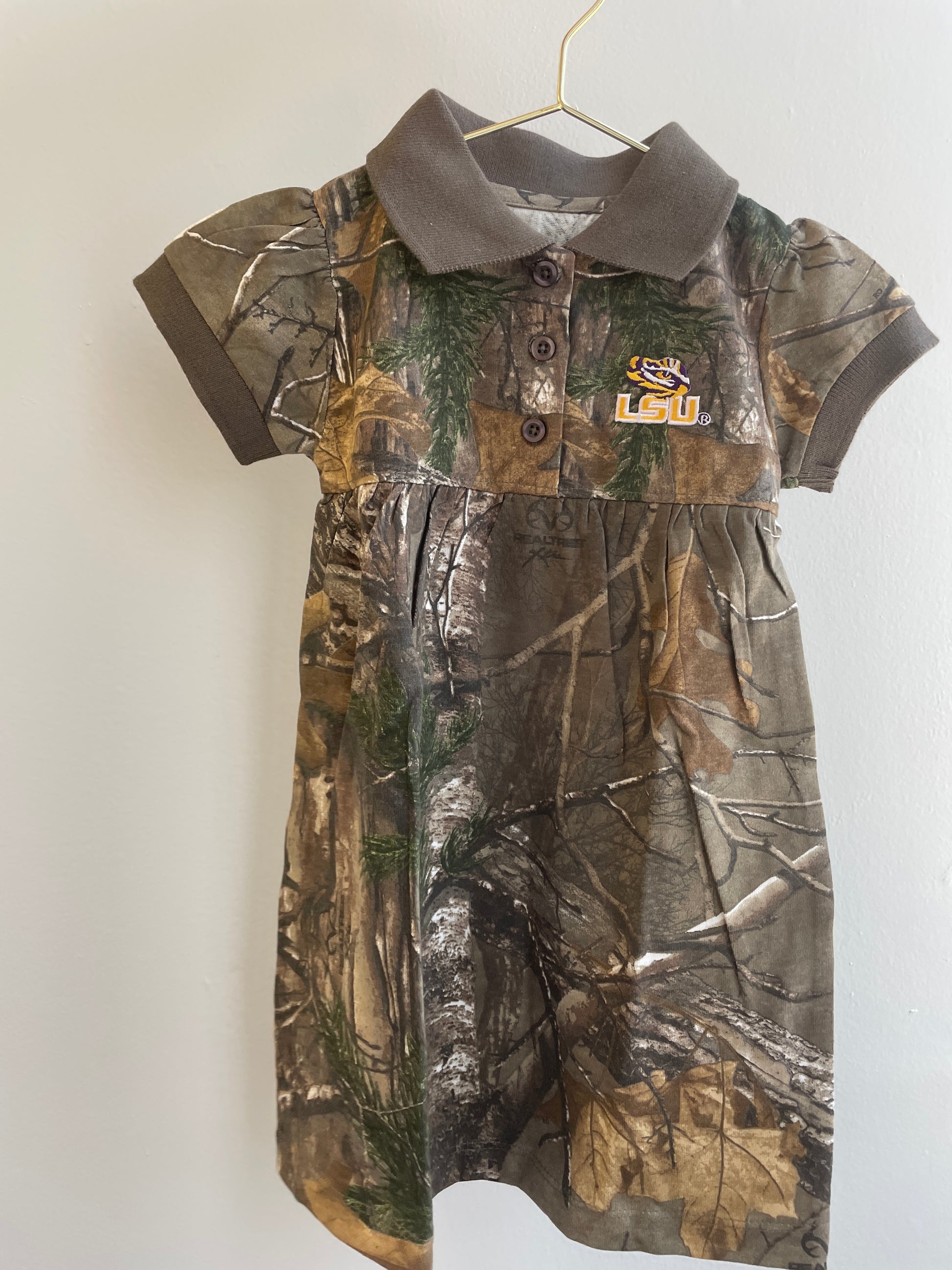LSU Camo Polo Dress 24 M LSU Camo Polo Dress 24 M