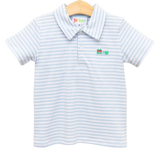 So Berry Sweet Tractor Polo Shirt - Strawberry