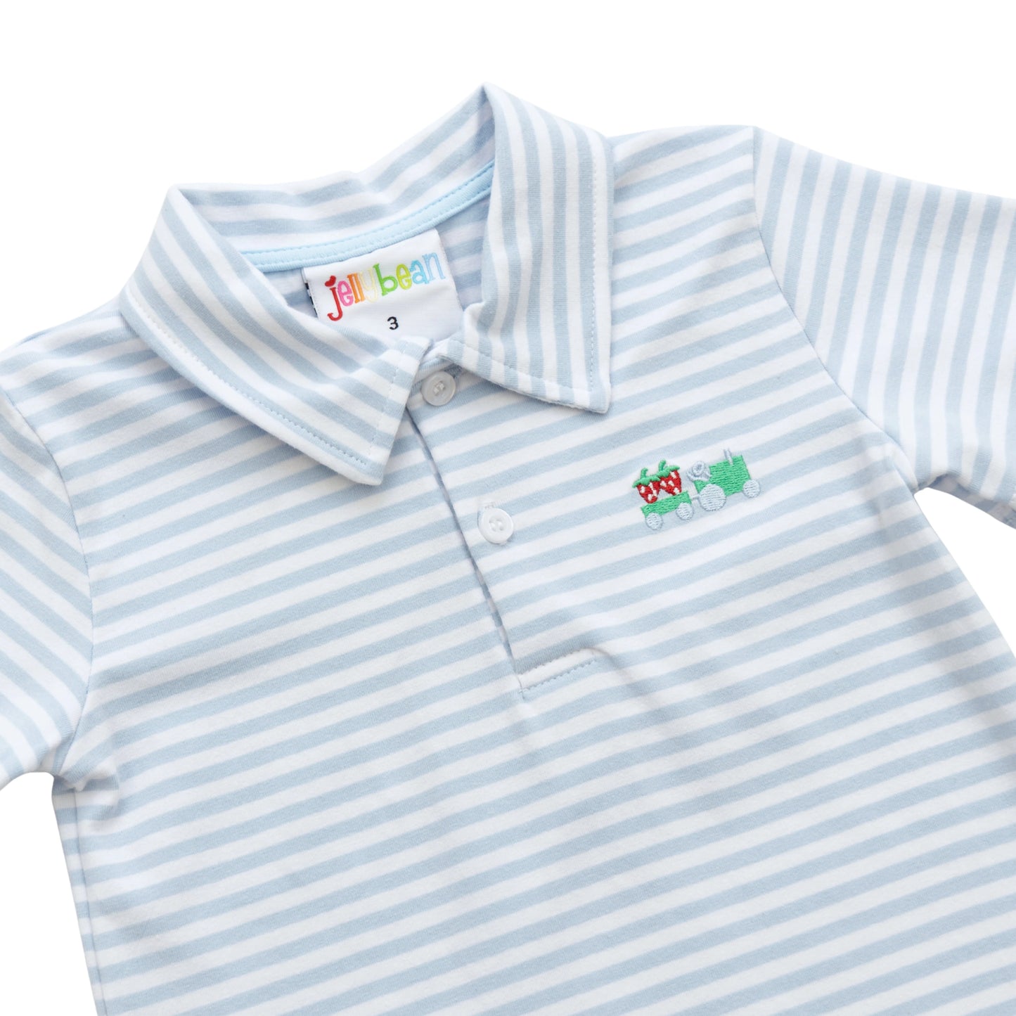 So Berry Sweet Tractor Polo Shirt - Strawberry