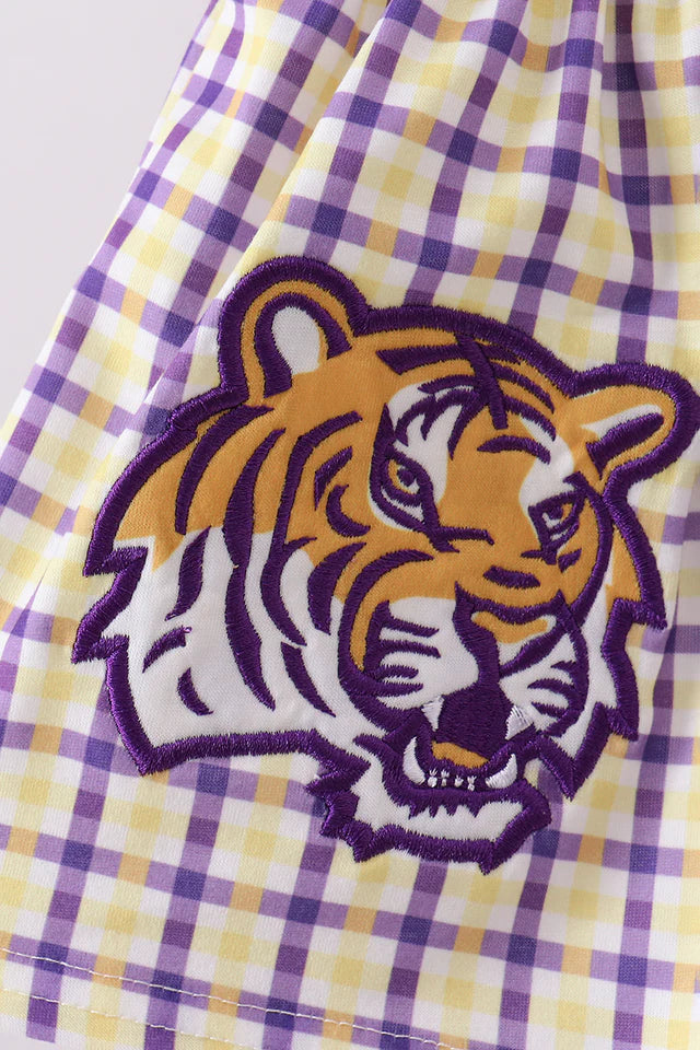 LSU GEAUX Appliqué Bloomer Set