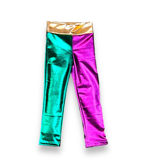 Mardi Gras Metallic Pants