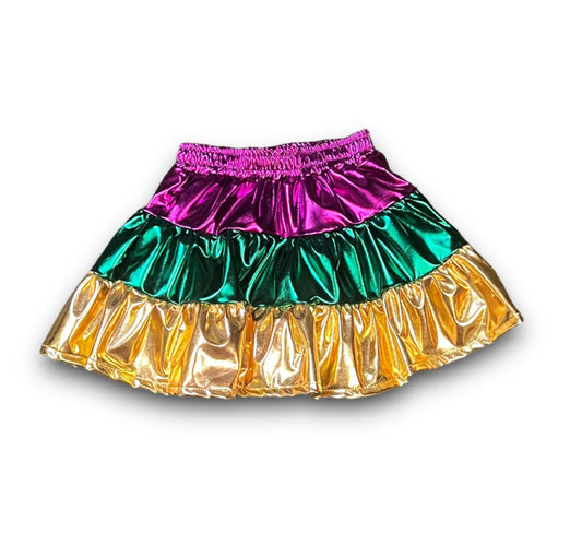 Mardi Gras Tiered Skirt