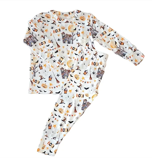 PJ - Boo Bamboo Two Piece Pajama Set