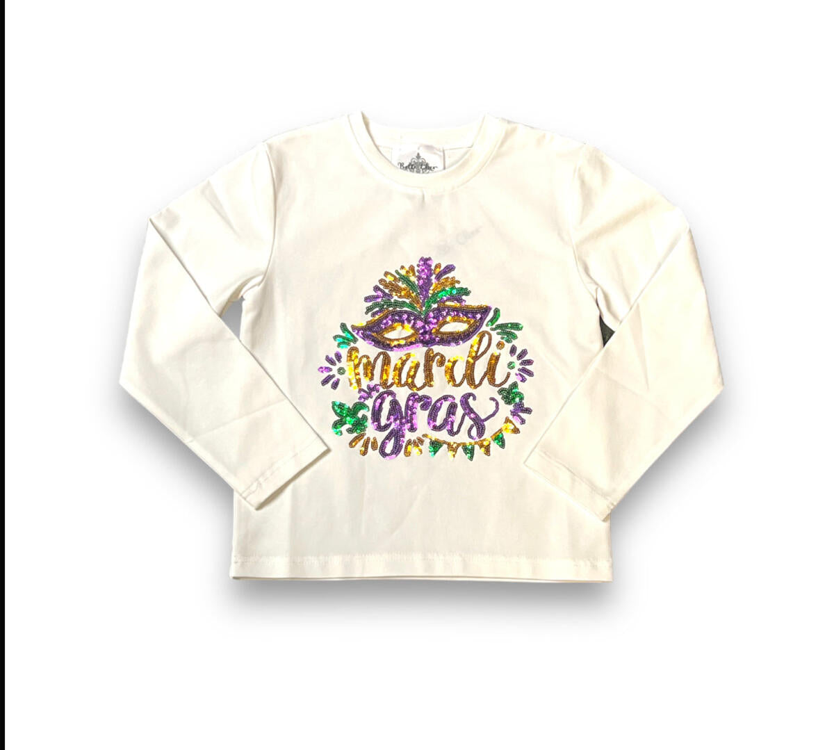 Sequin Mardi Gras Tee