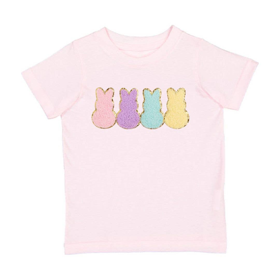 Easter Peeps Patch Short Sleeve T-Shirt - Ballet