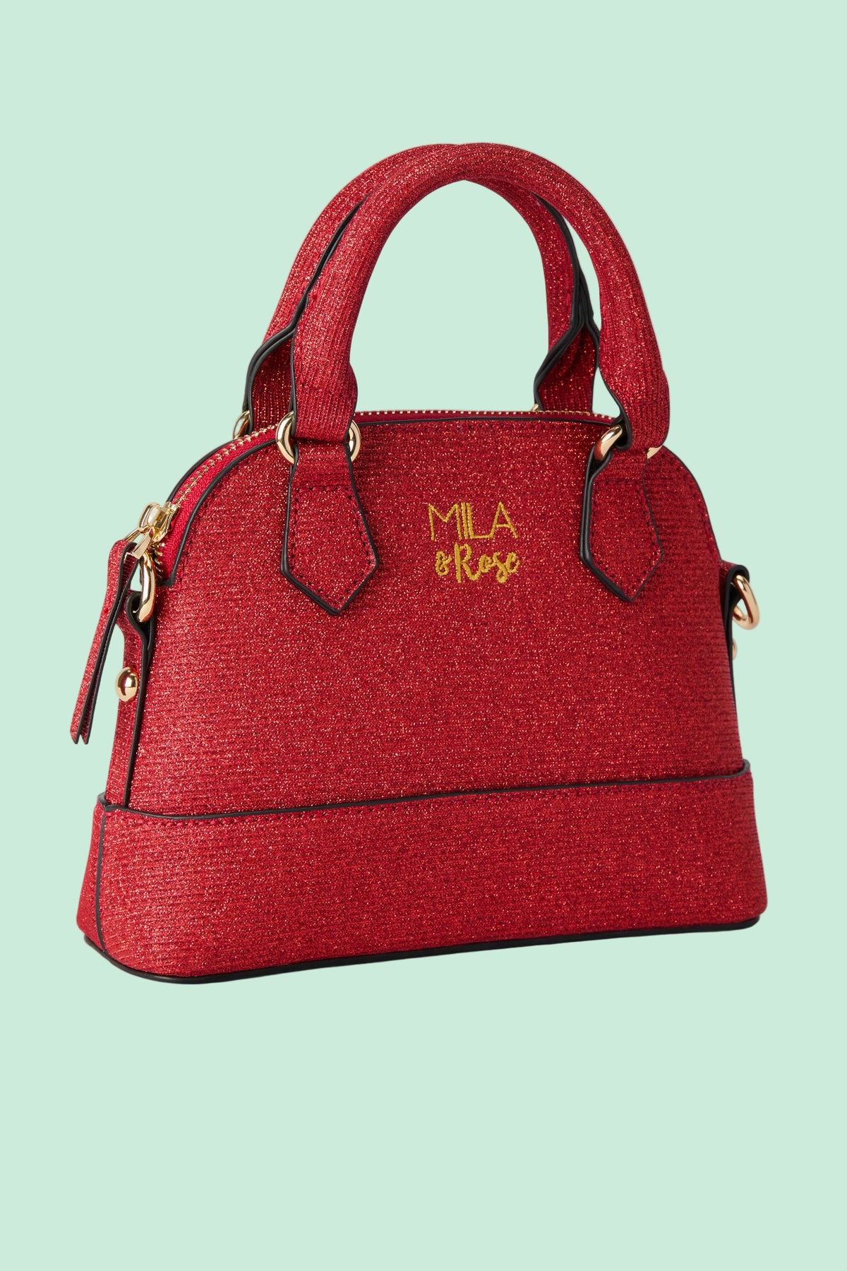 Purse - Red Shimmer Girl's Crossbody Purse