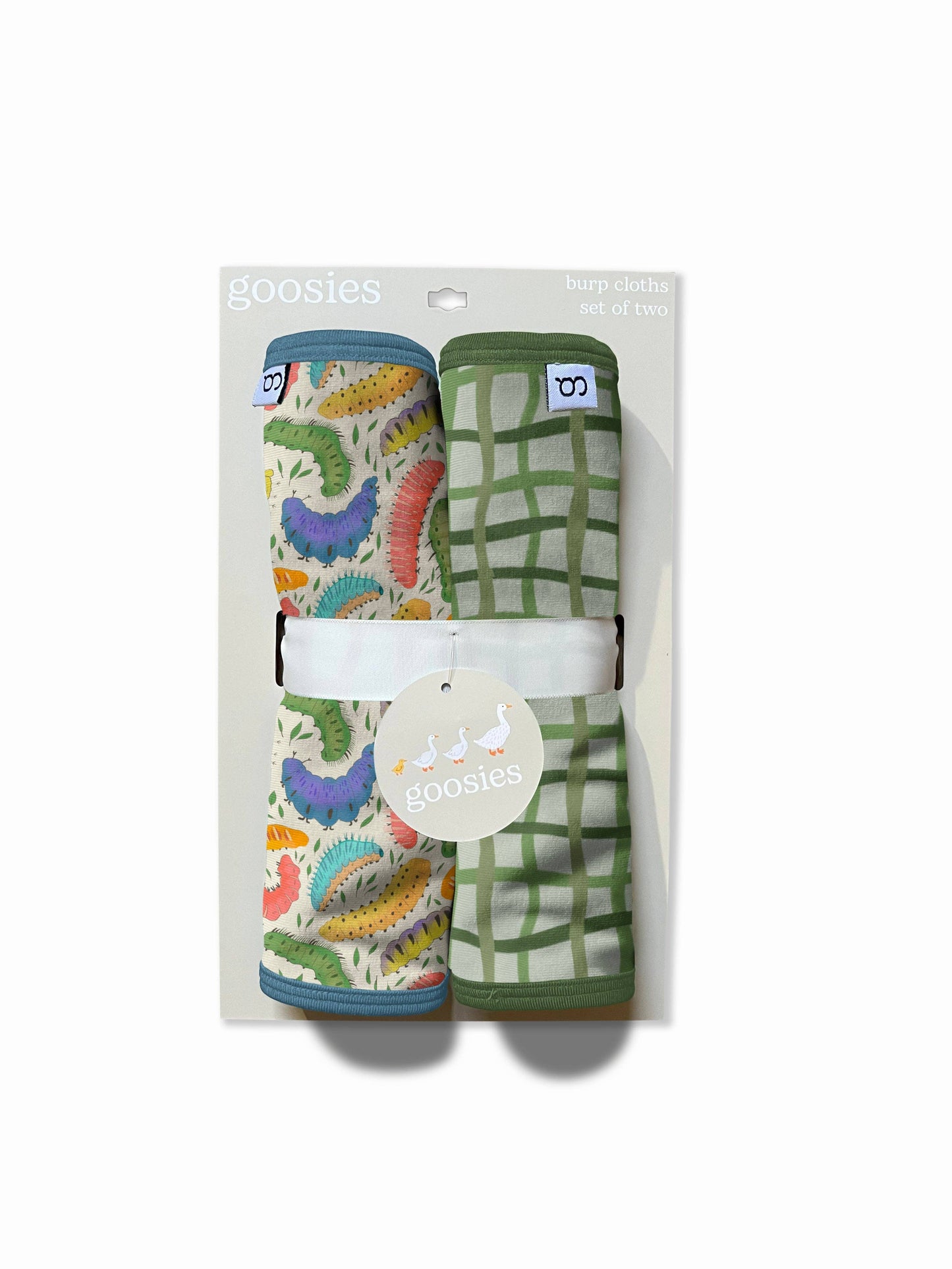 Burp Cloths - Caterpillars Burp Cloths (Set of 2)
