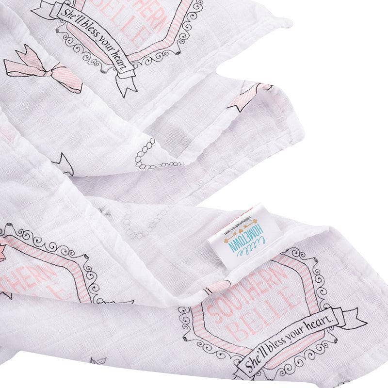 Swaddle - Southern Belle Baby Muslin Swaddle/Receiving Blanket