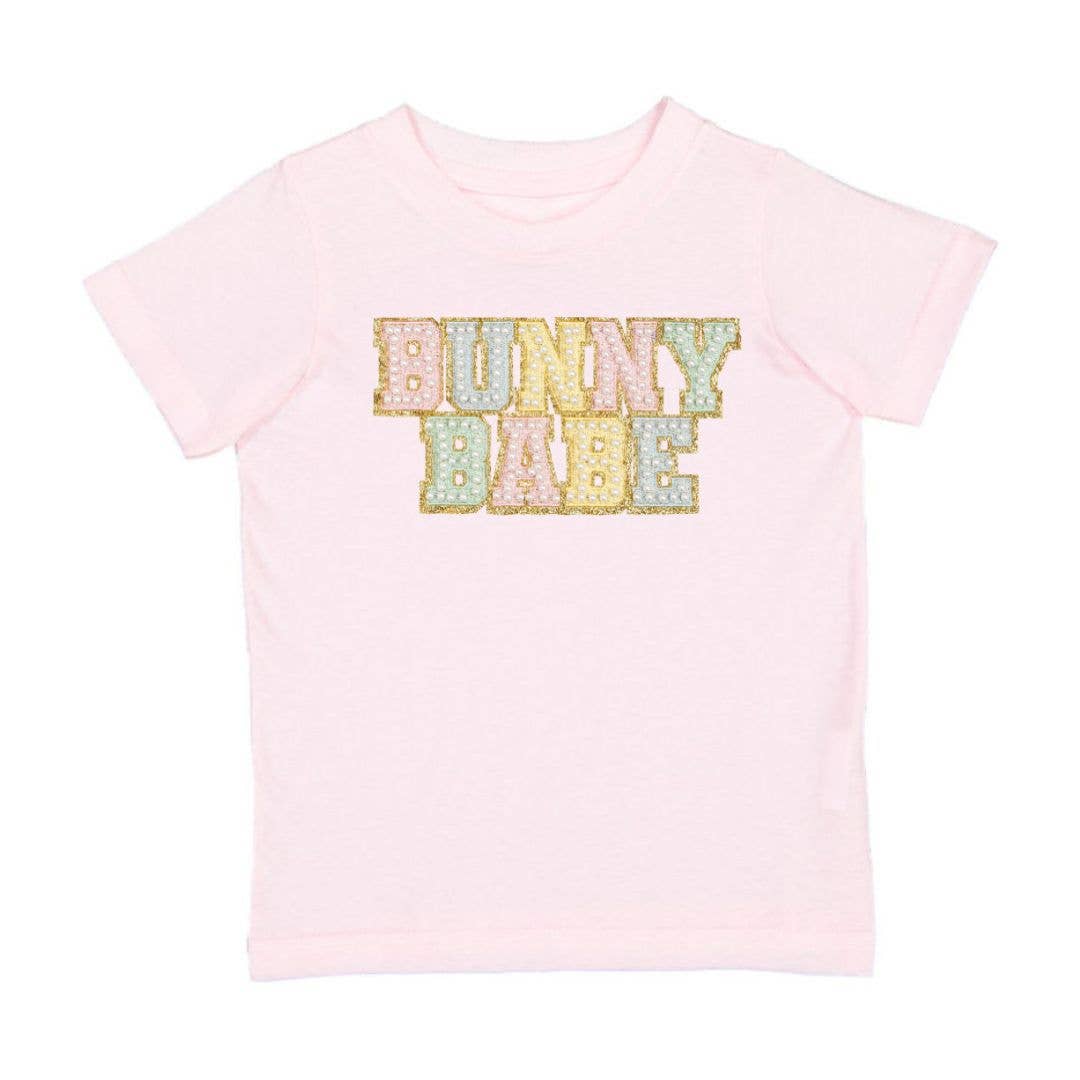 Bunny Babe Patch Easter Short Sleeve T-Shirt