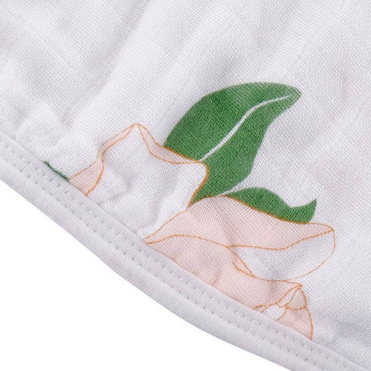 Burp Cloth - Southern Magnolia Baby Burp Cloth and Bib (2 in 1)