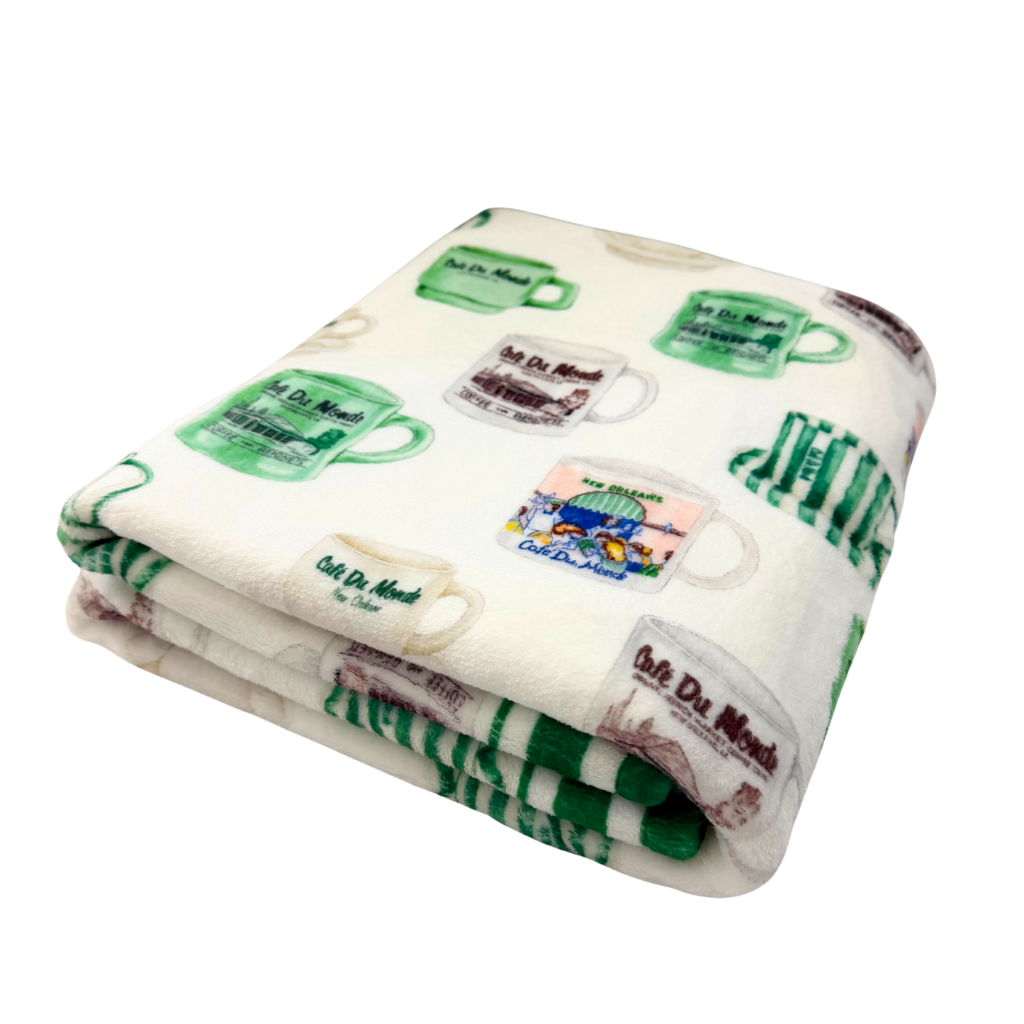 Café du Monde Luxury Throw Blanket