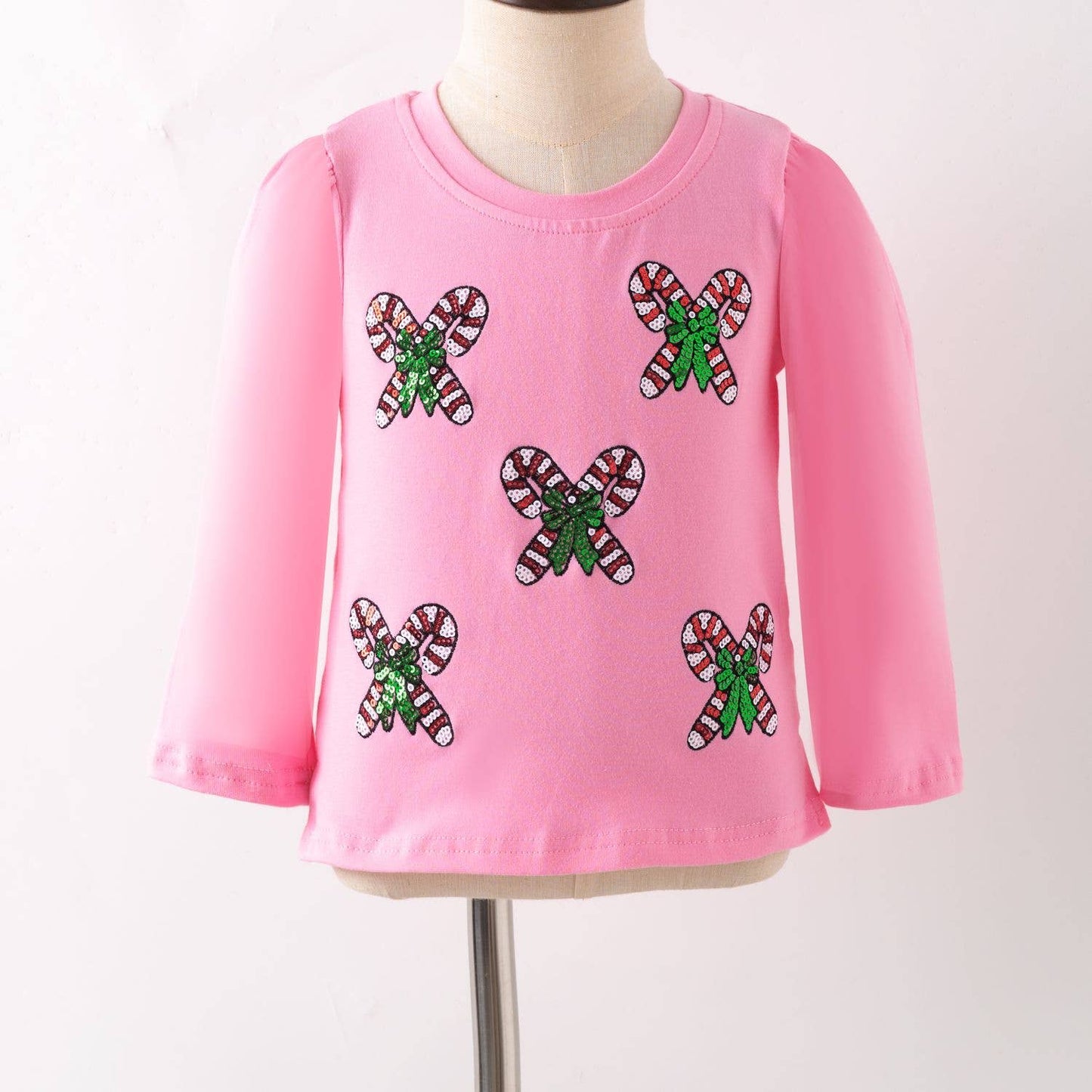 Candy Cane Sequin Shirt