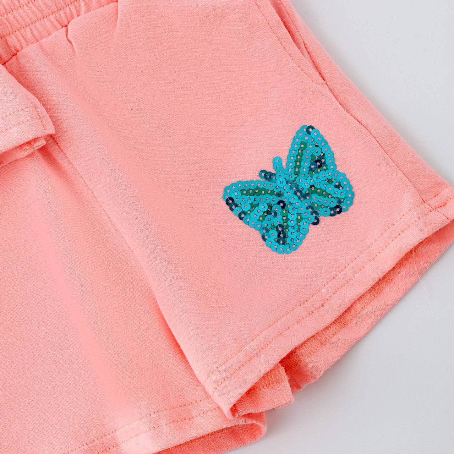 Butterfly Sequin Girls Set
