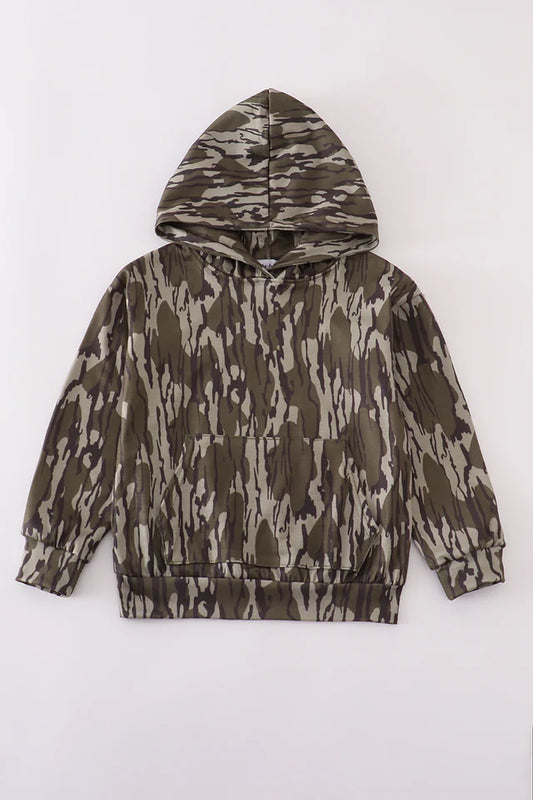 Camouflage Print Hoodie
