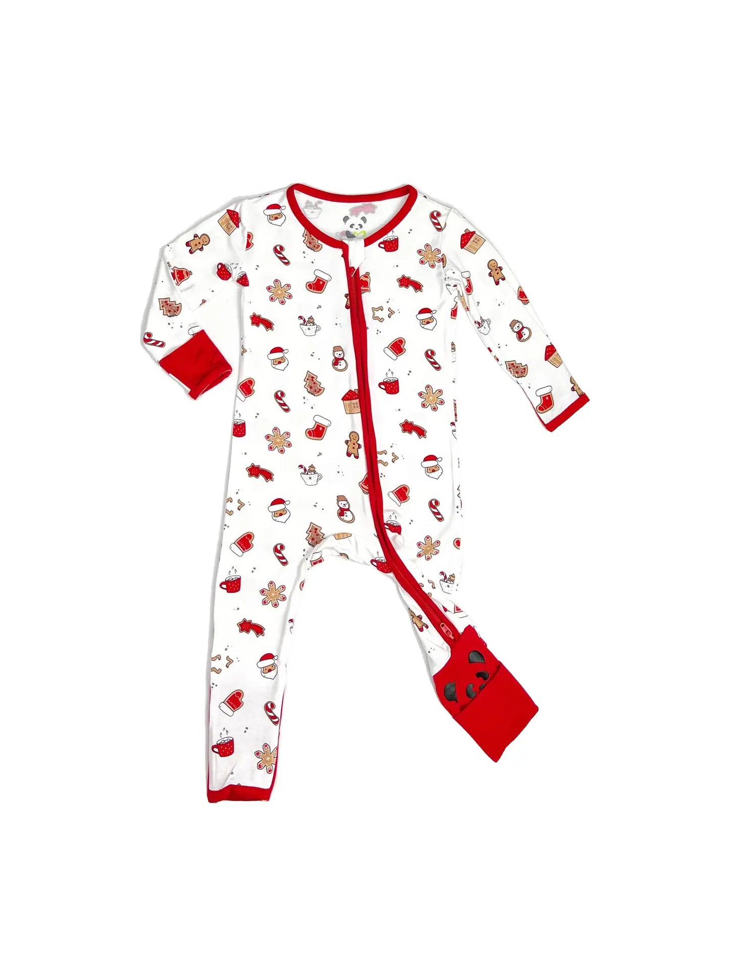 Christmas Cookie Zipper Onesie