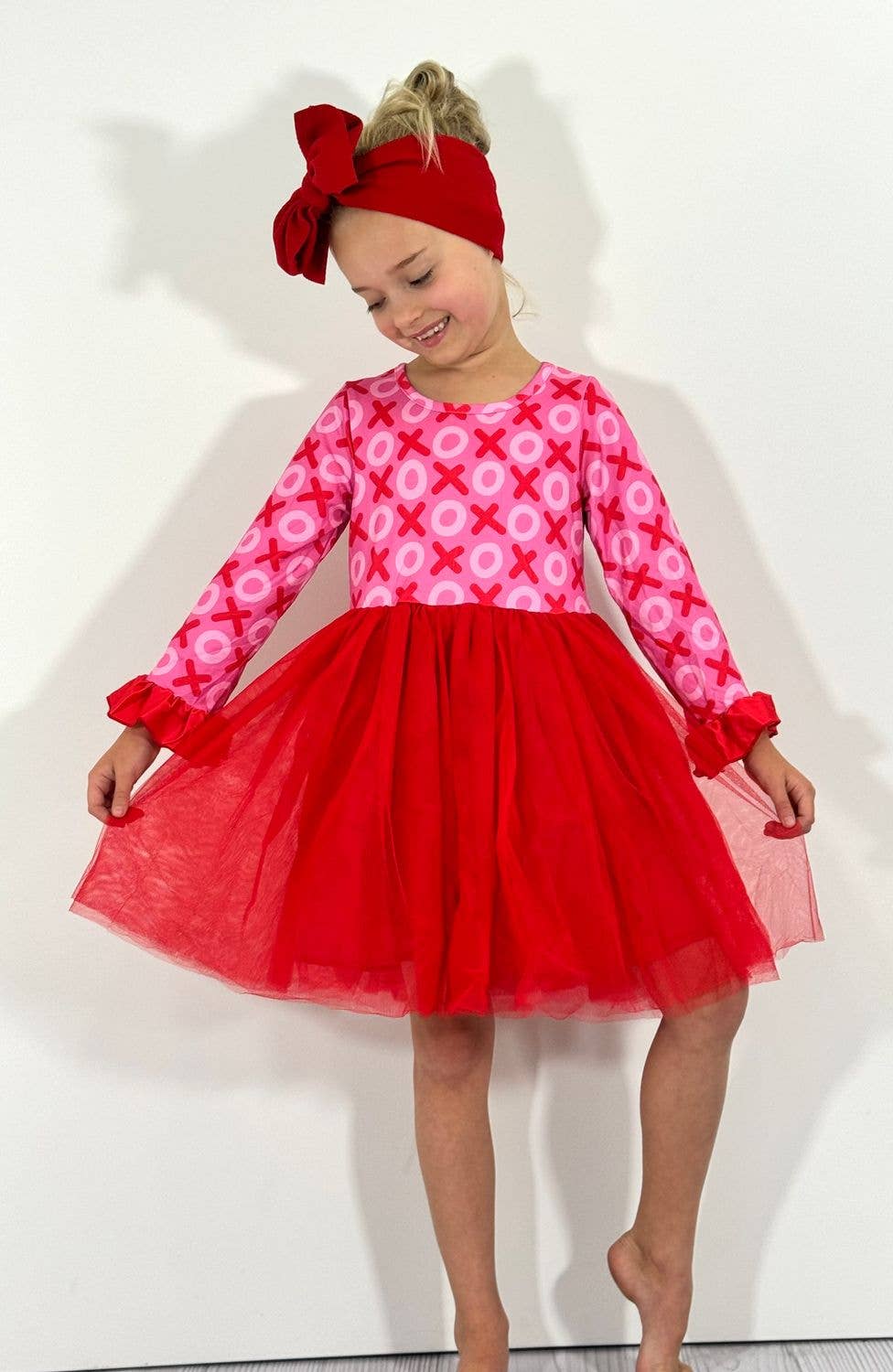 XOXO Tutu Girls Valentine Dress