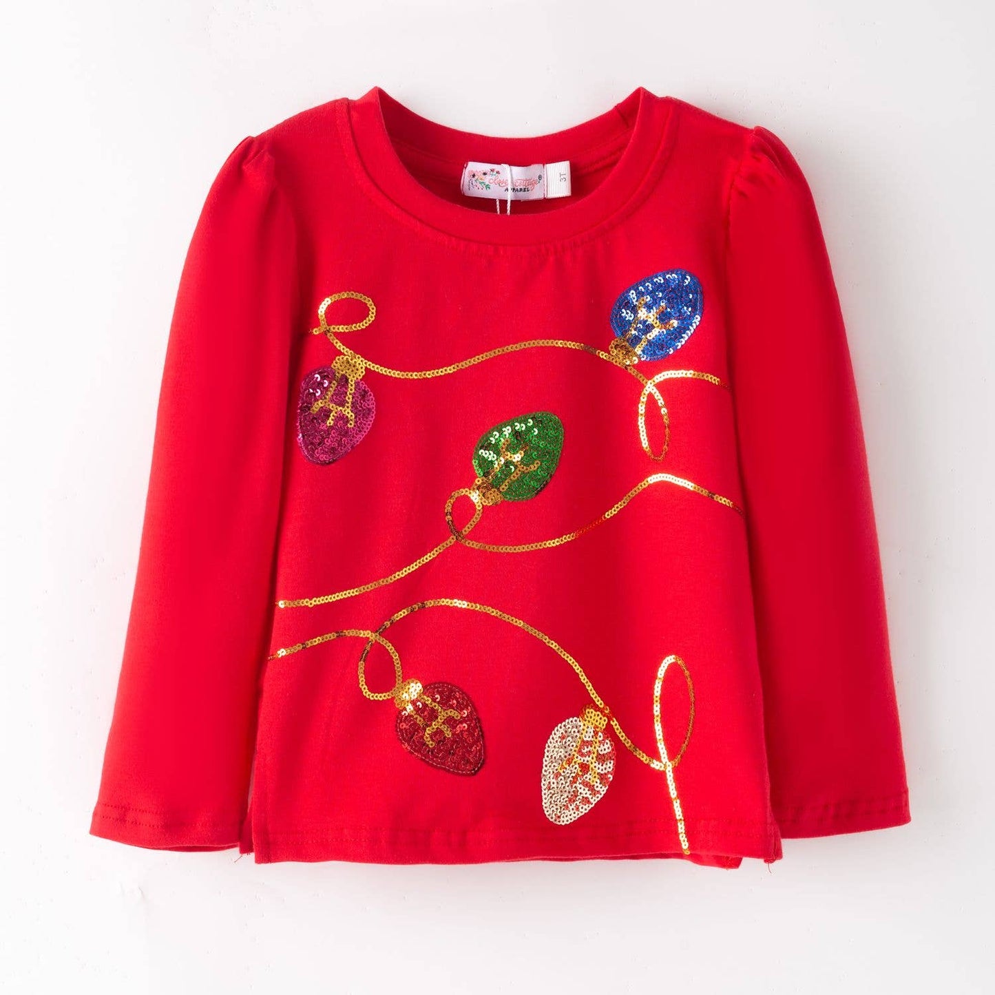 Christmas Lights Sequin Shirt