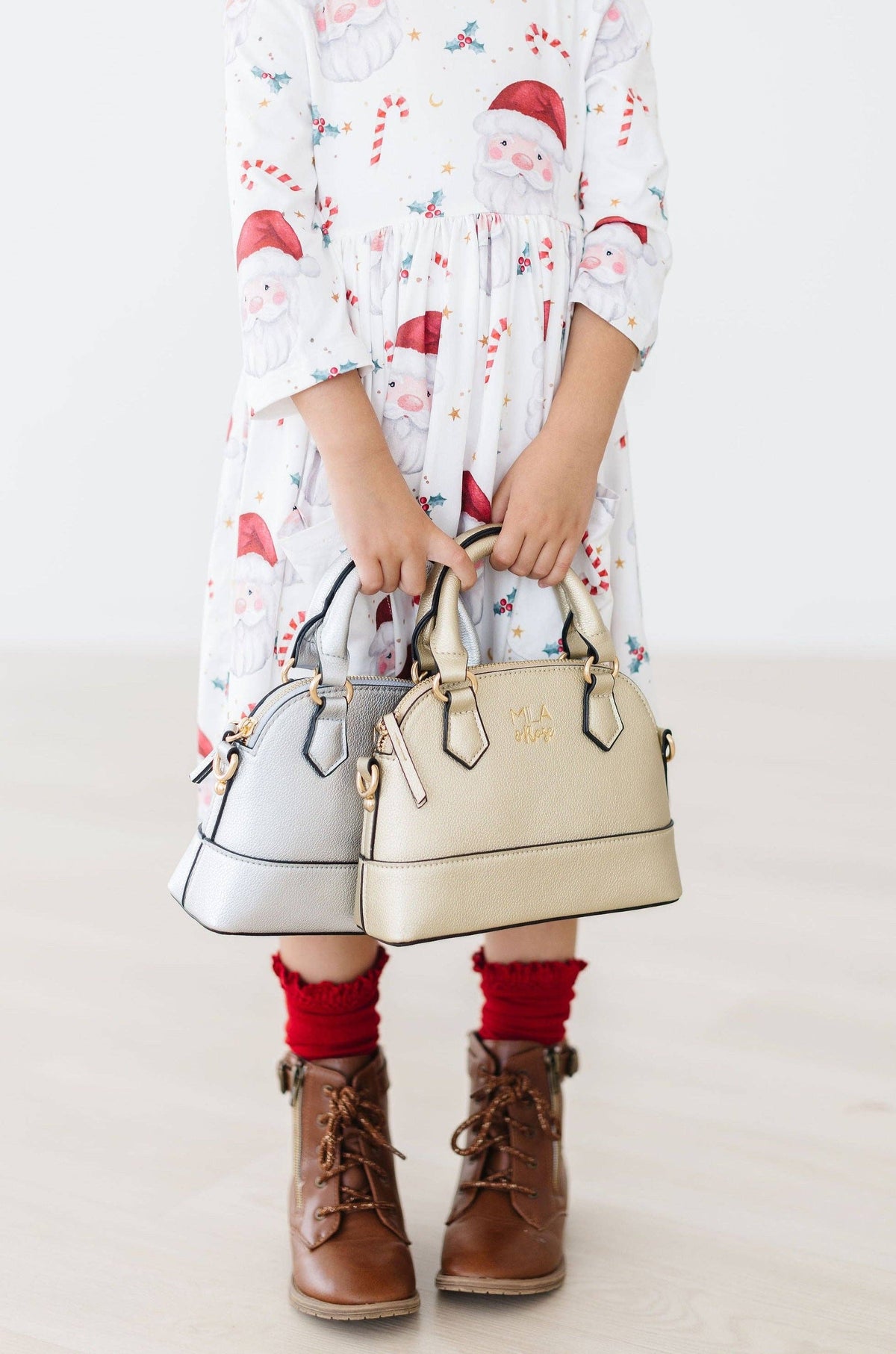 Purse - Gold Metallic Girl's Crossbody Purse