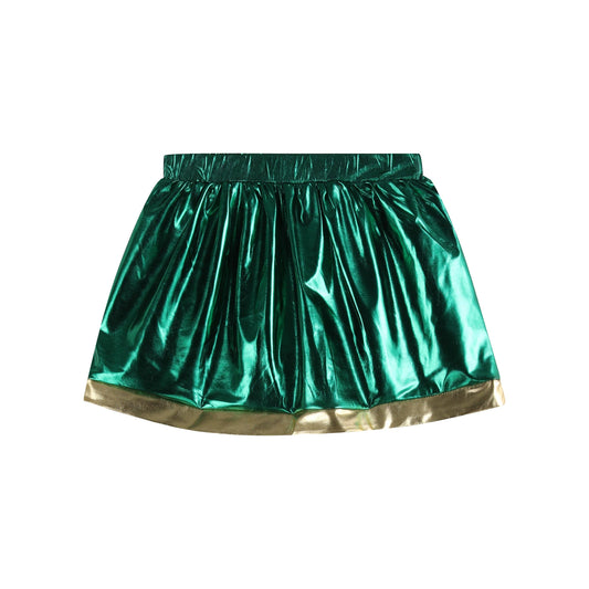 Green and Gold Mardi Gras Skort