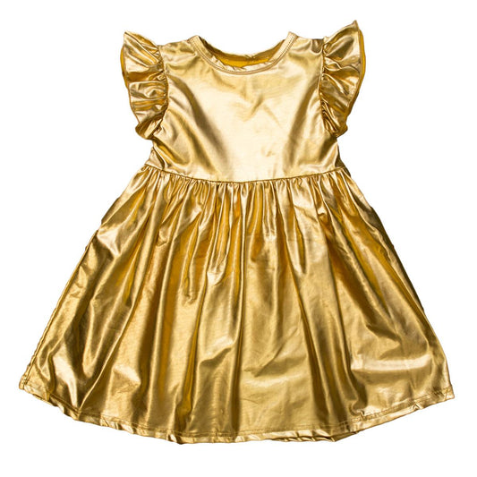 Metallic Gold Dress