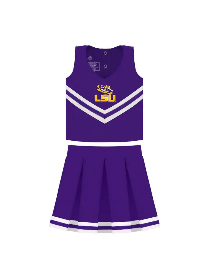 LSU Cheer Dress & Bloomer Set