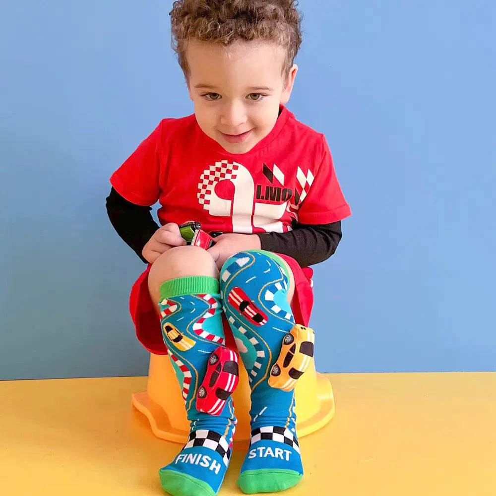 Socks - Racing Car Socks Toddler 3-5 yrs