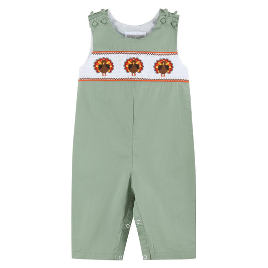 Sage Green Turkey Smocked